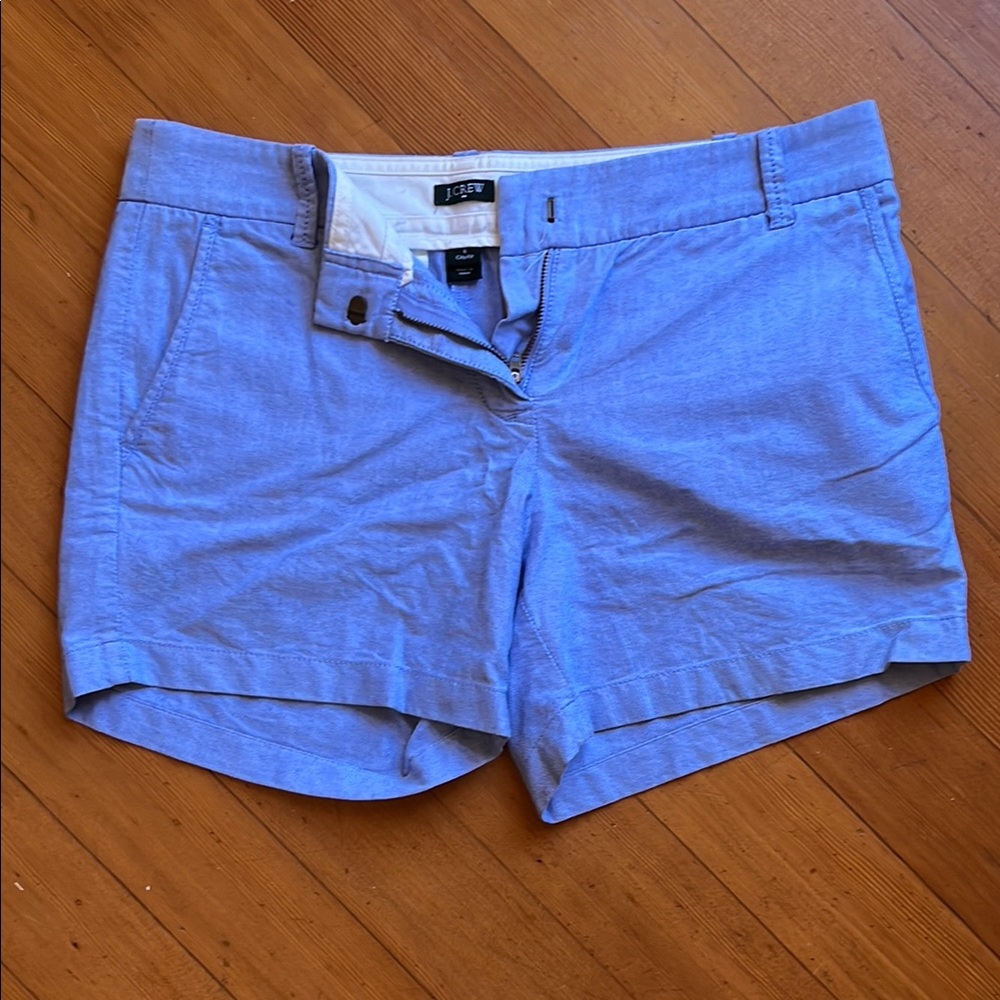 J. Crew Blue Shorts Casual Cotton Blend